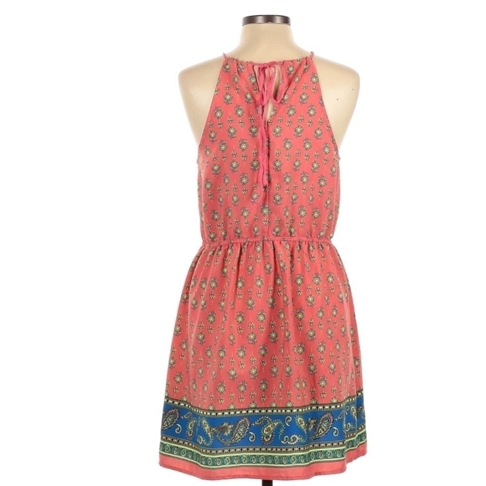 Mine Floral Halter Mini Dress Size Small - Picture 11 of 11